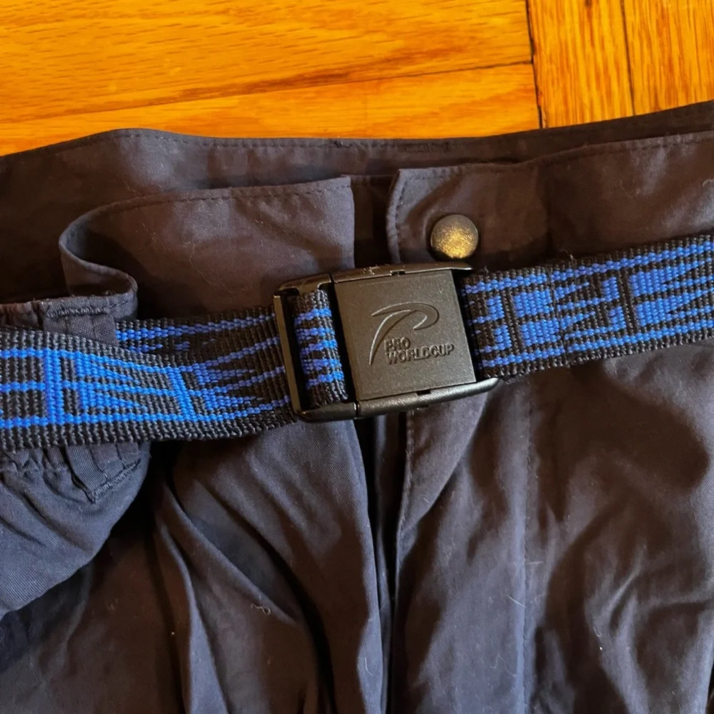 Aigle Men's Dark Blue Navy Cargo Snow Ski Pants - Picture 3 of 7
